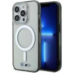 Carcasa BMW Silver Ring cu MagSafe compatibila cu iPhone 15 Pro, Transparent 4 - lerato.ro