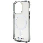 Carcasa BMW Silver Ring cu MagSafe compatibila cu iPhone 15 Pro, Transparent 7 - lerato.ro