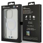 Carcasa BMW Silver Ring cu MagSafe compatibila cu iPhone 15 Pro, Transparent 9 - lerato.ro