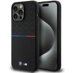 Carcasa BMW M Silicone Pattern cu MagSafe compatibila cu iPhone 15 Pro Max, Negru 4 - lerato.ro