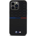 Carcasa BMW M Silicone Pattern cu MagSafe compatibila cu iPhone 15 Pro Max, Negru 2 - lerato.ro