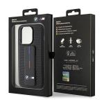 Carcasa BMW Smooth Grip and Perforated cu Stand compatibila cu iPhone 15 Pro Max, Negru 10 - lerato.ro