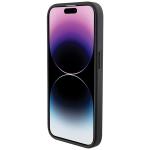 Carcasa BMW Leather Blue Dots compatibila cu iPhone 15 Pro Max, Negru 6 - lerato.ro