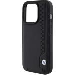 Carcasa BMW Leather Blue Dots compatibila cu iPhone 15 Pro Max, Negru 7 - lerato.ro