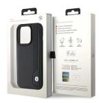Carcasa BMW Leather Blue Dots compatibila cu iPhone 15 Pro Max, Negru 9 - lerato.ro