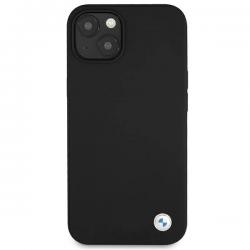 Carcasa BMW Silicone Signature compatibila cu iPhone 13 Mini, Negru