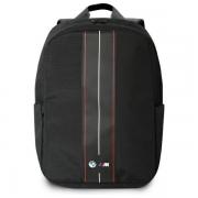 Rucsac BMW Nylon Red Stripe pentru laptop 16 inch si accesorii, Black