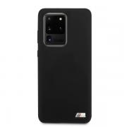 Carcasa BMW Silicone M Collection compatibila cu Samsung Galaxy S20 Ultra, Negru