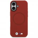 Carcasa BMW M FW Metal Logo cu MagSafe compatibila cu iPhone 17, Rosu 2 - lerato.ro