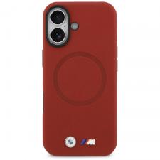Carcasa BMW M FW Metal Logo cu MagSafe compatibila cu iPhone 17, Rosu
