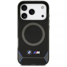 Carcasa BMW M IML Metal Buttons Logo cu MagSafe compatibila cu iPhone 17 Pro, Negru