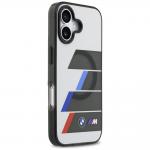 Carcasa BMW M IML Metal Buttons Tricolor Lines cu MagSafe compatibila cu iPhone 17, Gri 5 - lerato.ro
