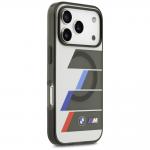 Carcasa BMW M IML Metal Buttons Tricolor Lines cu MagSafe compatibila cu iPhone 17 Pro Max, Gri 5 - lerato.ro