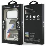 Carcasa BMW M IML Metal Buttons Tricolor Lines cu MagSafe compatibila cu iPhone 17 Pro Max, Gri 9 - lerato.ro