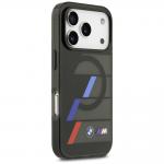 Carcasa BMW M IML Metal Buttons Tricolor Lines cu MagSafe compatibila cu iPhone 17 Pro Max, Negru 5 - lerato.ro