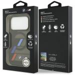 Carcasa BMW M IML Metal Buttons Tricolor Lines cu MagSafe compatibila cu iPhone 17 Pro Max, Negru 9 - lerato.ro