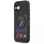 Carcasa BMW M IML Metal Buttons Tricolor Lines cu MagSafe compatibila cu iPhone 17, Negru 3 - lerato.ro