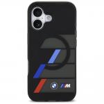 Carcasa BMW M IML Metal Buttons Tricolor Lines cu MagSafe compatibila cu iPhone 17, Negru 2 - lerato.ro