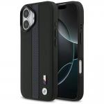 Carcasa BMW M Perforated Stripe Logo cu MagSafe compatibila cu iPhone 17, Negru 4 - lerato.ro