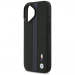 Carcasa BMW M Perforated Stripe Logo cu MagSafe compatibila cu iPhone 17, Negru 7 - lerato.ro