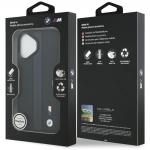 Carcasa BMW M Perforated Stripe Logo cu MagSafe compatibila cu iPhone 17, Negru 9 - lerato.ro