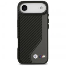 Carcasa BMW M Carbon Logo cu MagSafe compatibila cu iPhone 17 Air, Negru