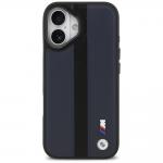 Carcasa BMW M Perforated Stripe Logo cu MagSafe compatibila cu iPhone 17, Navy Blue 2 - lerato.ro