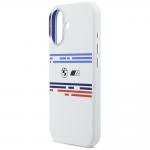 Carcasa BMW M Silicon Horizontal Line cu MagSafe compatibila cu iPhone 17, Alb 7 - lerato.ro