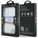 Carcasa BMW M Silicon Horizontal Line cu MagSafe compatibila cu iPhone 17, Alb 9 - lerato.ro