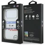 Carcasa BMW M Silicon Horizontal Line cu MagSafe compatibila cu iPhone 17 Pro, Alb 9 - lerato.ro