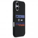 Carcasa BMW M Silicon Horizontal Line cu MagSafe compatibila cu iPhone 17, Negru 5 - lerato.ro