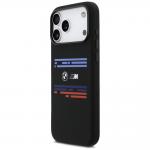 Carcasa BMW M Silicon Horizontal Line cu MagSafe compatibila cu iPhone 17 Pro Max, Negru 3 - lerato.ro