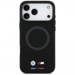 Carcasa BMW M Silicon Logo cu MagSafe compatibila cu iPhone 17 Pro Max, Negru 2 - lerato.ro