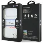 Carcasa BMW M Silicon Horizontal Line cu MagSafe compatibila cu iPhone 17 Pro Max, Alb 9 - lerato.ro