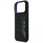 Carcasa BMW M Silicon Vertical Logo cu MagSafe compatibila cu iPhone 17 Pro Max, Negru 7 - lerato.ro