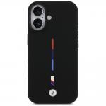 Carcasa BMW M Silicon Tricolor Line cu MagSafe compatibila cu iPhone 17, Negru 2 - lerato.ro