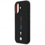Carcasa BMW M Silicon Tricolor Line cu MagSafe compatibila cu iPhone 17, Negru 7 - lerato.ro