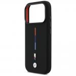 Carcasa BMW M Silicon Tricolor Line cu MagSafe compatibila cu iPhone 17 Pro, Negru 7 - lerato.ro
