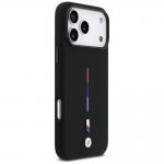 Carcasa BMW M Silicon Tricolor Line cu MagSafe compatibila cu iPhone 17 Pro Max, Negru 5 - lerato.ro