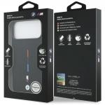 Carcasa BMW M Silicon Tricolor Line cu MagSafe compatibila cu iPhone 17 Pro Max, Negru 9 - lerato.ro