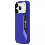 Carcasa BMW M Silicon Vertical Logo cu MagSafe compatibila cu iPhone 17, Navy Blue 3 - lerato.ro