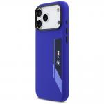 Carcasa BMW M Silicon Vertical Logo cu MagSafe compatibila cu iPhone 17 Pro Max, Navy Blue 3 - lerato.ro