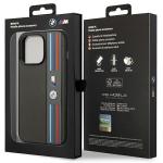 Carcasa BMW Tricolor M Collection compatibila cu iPhone 14 Pro, Gri 9 - lerato.ro