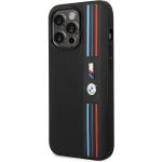 Carcasa BMW Tricolor M Collection compatibila cu iPhone 14 Pro, Negru 3 - lerato.ro