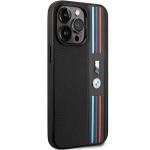 Carcasa BMW Tricolor M Collection compatibila cu iPhone 14 Pro, Negru 5 - lerato.ro