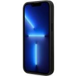 Carcasa BMW Quilted Tricolor compatibila cu iPhone 14 Pro, Negru 6 - lerato.ro