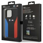 Carcasa BMW Silicone Blue and Red Stripes M Collection compatibila cu iPhone 14 Pro, Negru 9 - lerato.ro