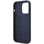 Carcasa BMW Silicone Metal Logo compatibila cu iPhone 14 Pro, Albastru 8 - lerato.ro