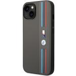 Carcasa BMW Tricolor M Collection compatibila cu iPhone 14 Plus / 15 Plus, Gri 3 - lerato.ro