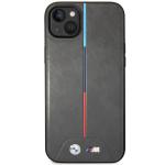 Carcasa BMW Quilted Tricolor compatibila cu iPhone 14 Plus / 15 Plus, Gri 2 - lerato.ro